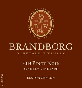 Oregon Brandborg Bradley Vineyard Pinot Noir 2013